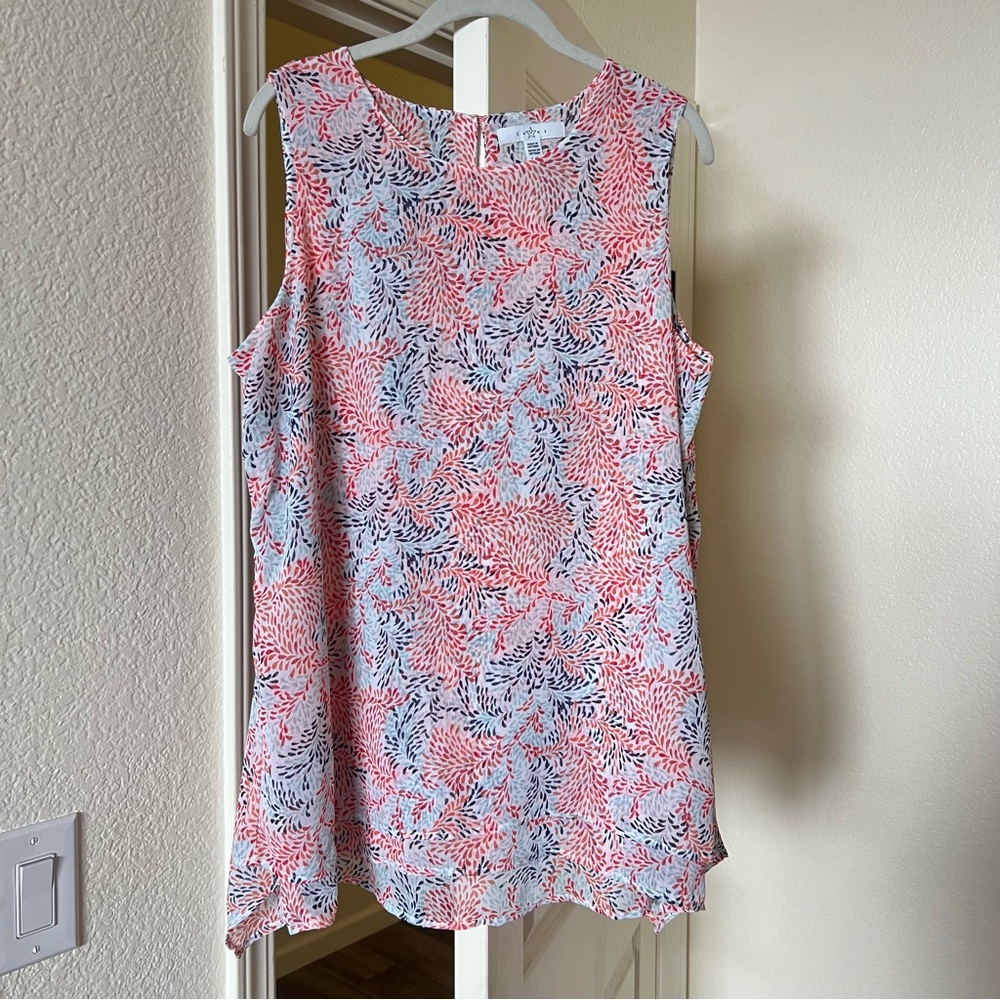 Fever Sleeveless Tunic Top